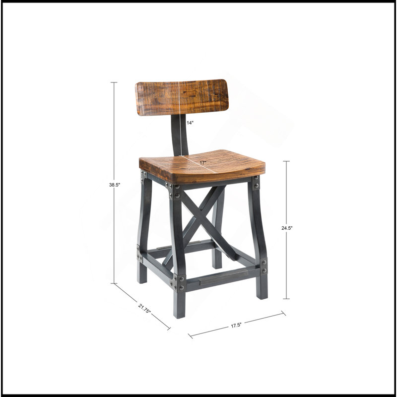 Counter Stool With Back