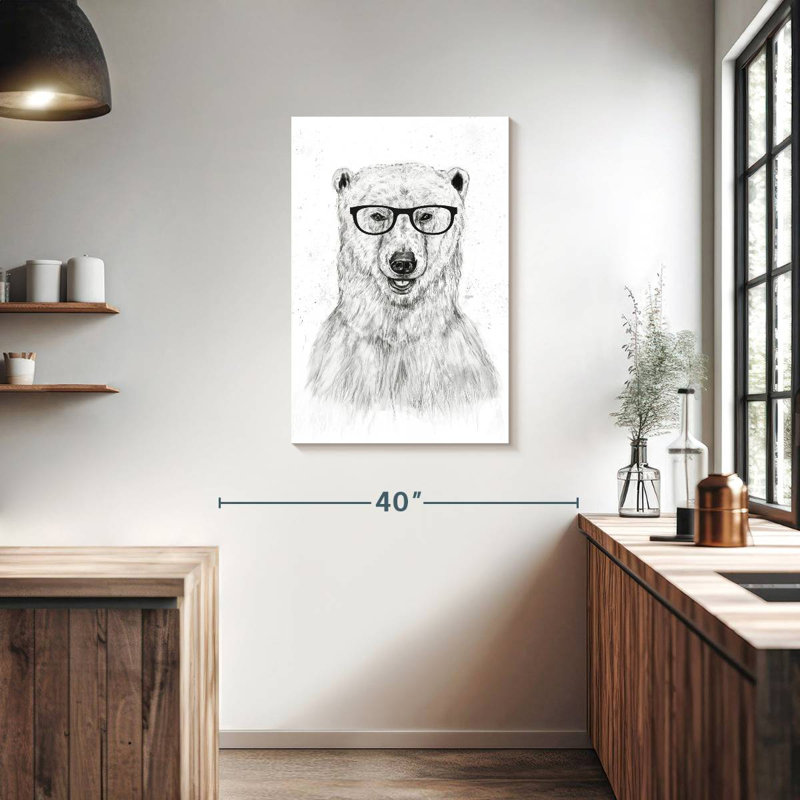 Brampt Geek Bear, 36" H x 24" W