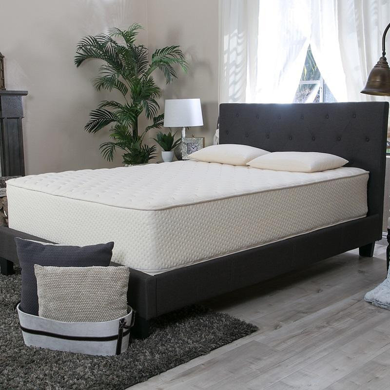 Taniya Two-Sided 7" Medium Latex Mattress, King