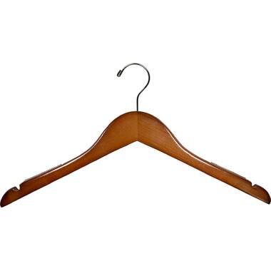 Keimprove Wooden Clothes Hangers Non Slip 16.54 Male Hanger