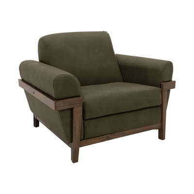 Structure et base en bois, fauteuil