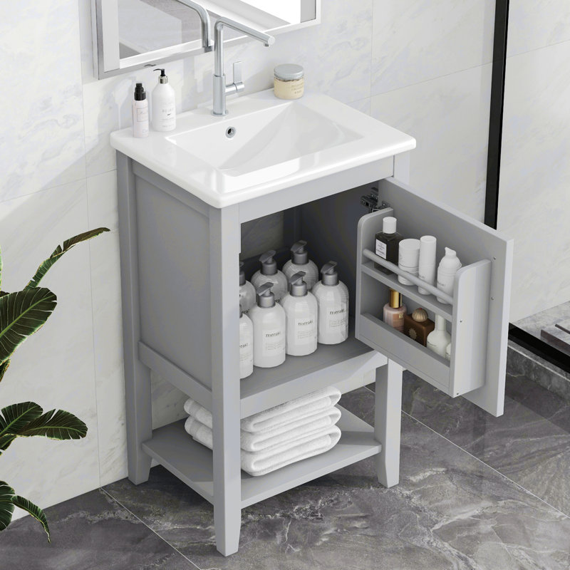 Meuble-lavabo simple avec plateau Sundai 20