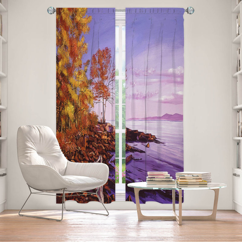 Rideau simple obscurcissant avec passe-tringle Delaughter, L 20 po x L 52 po