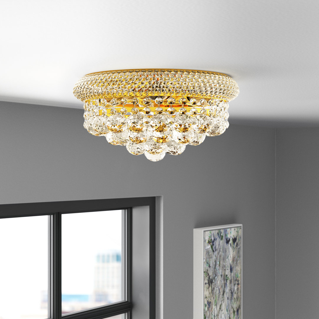 Hallsburg Flush Mount Willa Arlo™ Interiors 