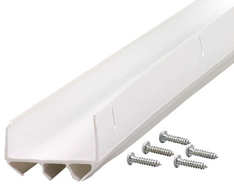 U-Shaped Door Sweep, White