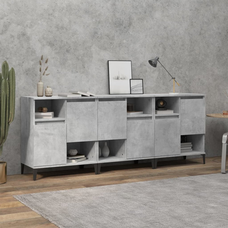 Monee 60cm Sideboard, Concrete Grey