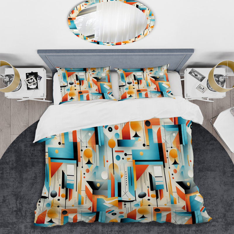 Josler Bedding, Housse de couette pour grand lit et 2 taies décor