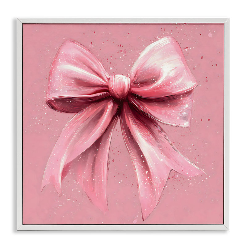 Giclée encadrée, grand parchemin rose, par Creative Studio, H 17 po x l 17 po, Estampe numérique encadrée blanc bord de mer