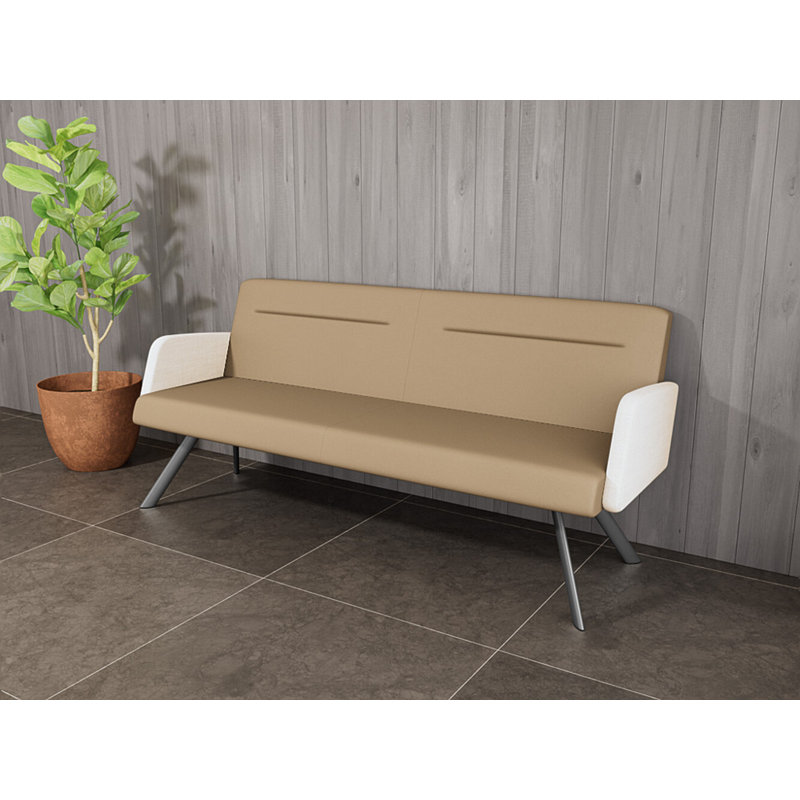 Pieds de canapé Willow, Gris anthracite, Patriot Plus taupe / calcaire Chambray - vinyle, Yes