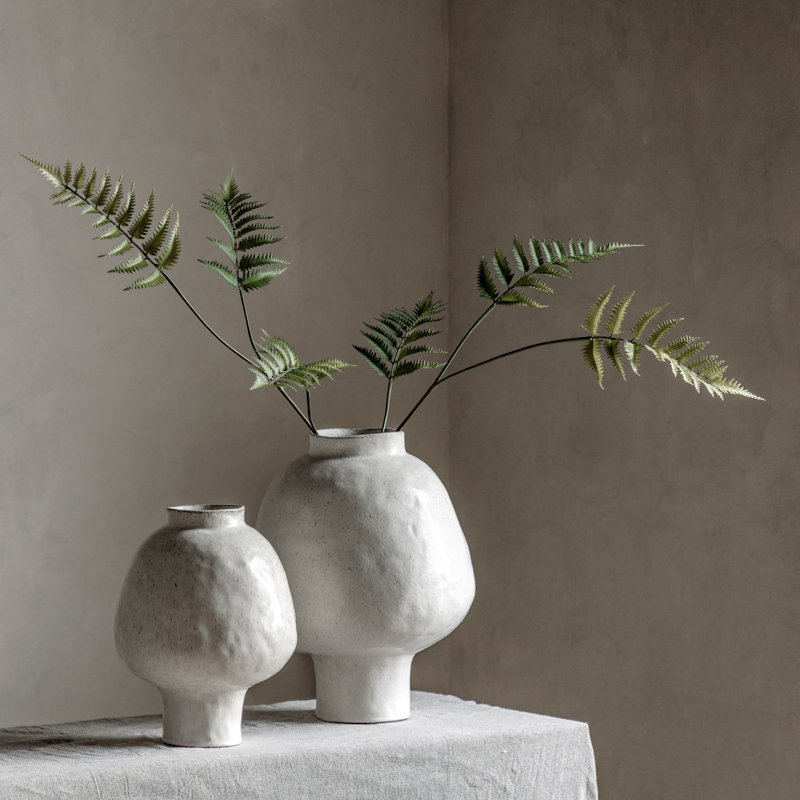 Aukusti Stoneware Table Vase, 40 H x 31.50 W x 31.50 D cm