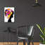  «Oh Happy Day A» par Jean Plout, art mural en verre acrylique-852152718