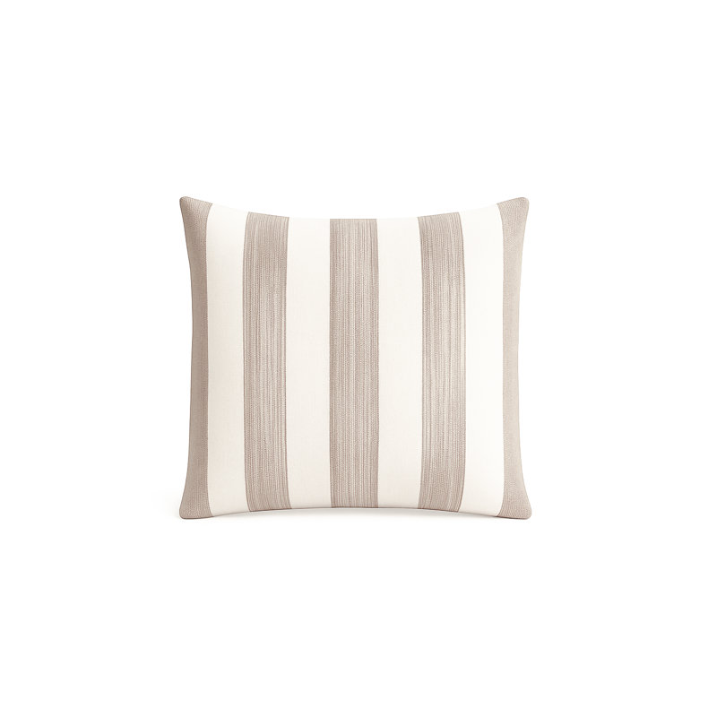 Mint Green Sardinia Stripe Indoor Outdoor Pillow 20x20, Mint Green, Square 20", Pillow Cover Only - No Insert