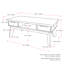 Table basse avec rangement Alcaraz