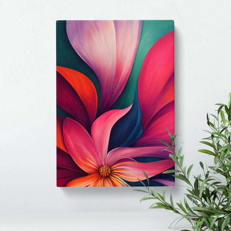 Many Shining Flowers - Wrapped Canvas, 60cm H x 40cm W x 3cm D