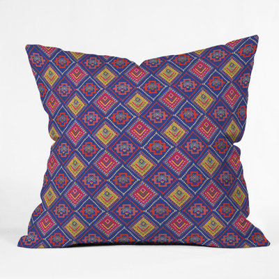 Igourdane Diamond Stitch Outdoor Throw Pillow