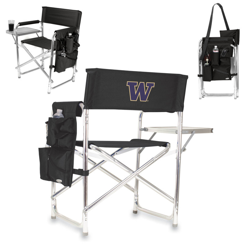 Sports Chair Director Chair, Black, University Of Washington Huskies