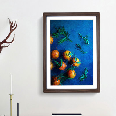 Fresh Oranges - Picture Frame Painting Print