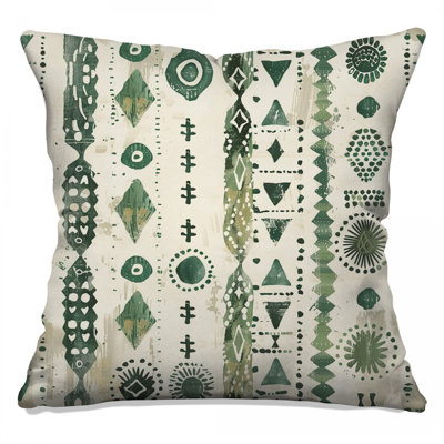 Coussins décoratifs Green Tribal