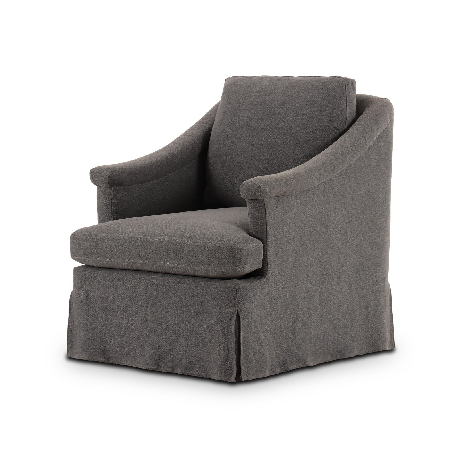 Joplin Swivel Chair, Broadway Denim