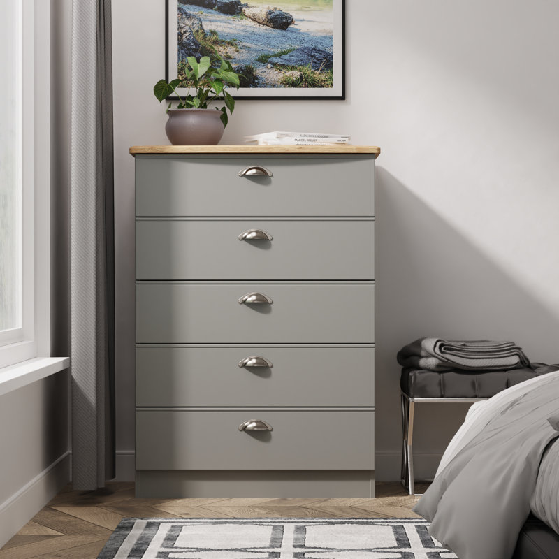 77cm W 5 - Drawer Chest of Drawers