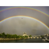 Double Rainbow Over Paris Print by Harold Davis