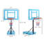 Support de basketball pour piscine-114611781