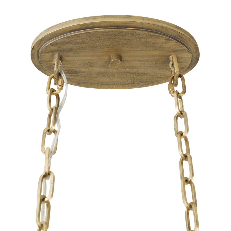 Kato 6-Light Oval Pendant - Havana Gold, Gold