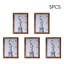 Dark Walnut Picture Frame - Set of 5