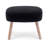 Upholstered Side Chair with Ottoman-1215658422