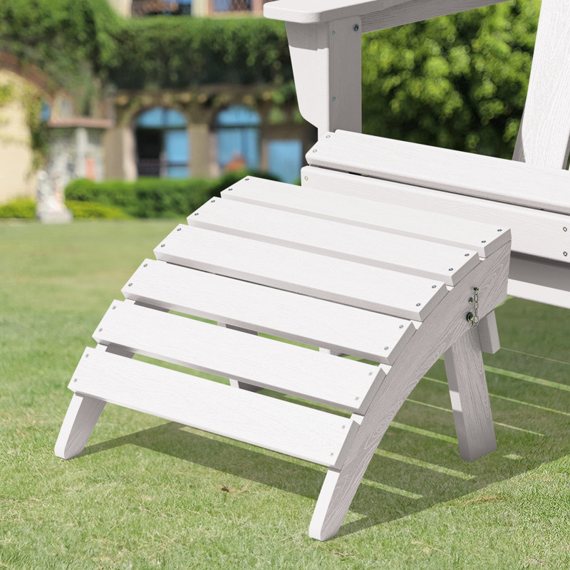 Repose-pieds Wolir Classic Adirondack, Blanc