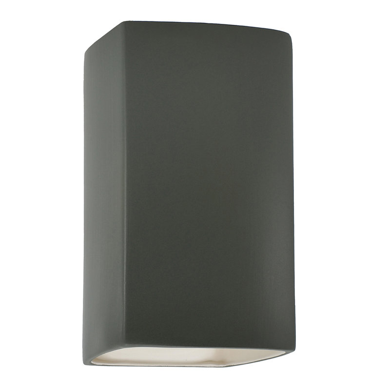 Krimhilde Ada Flush Mounted Sconce, 13.5" H x 7.25" W x 6.5" D, Antique Copper, Incandescent