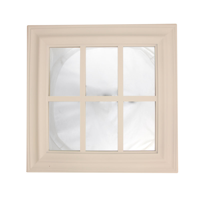 Miroir mural 17,5 po, blanc