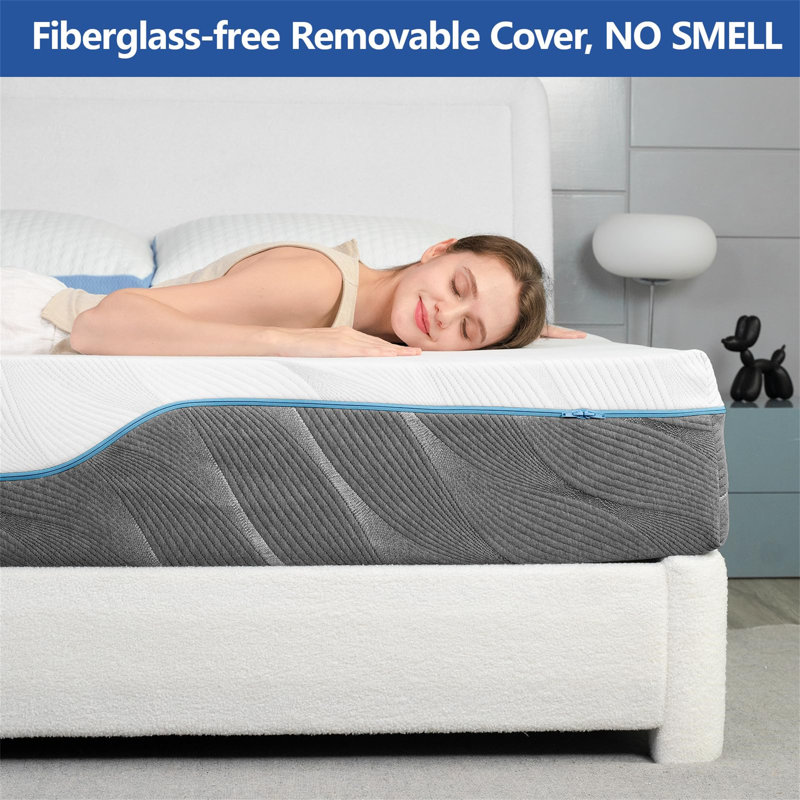 Matelas pour lit double très ferme Alwyn Home Halloween, Lit double
