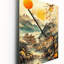 Horloge murale moderne paysage Jakenzie - Japon-1428236962