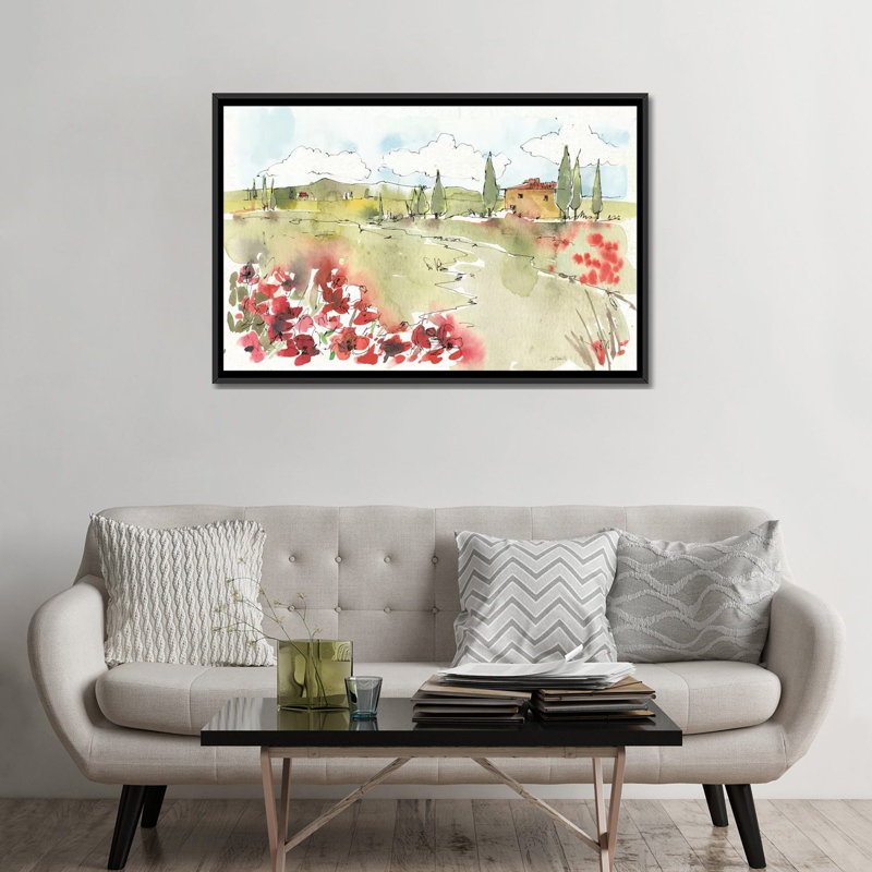 «Tuscan Elegance II» par Anne Tavoletti, reproduction d'art sur toile tendue, H 18 po x l 26 po x P 1,5 po, Aucun mat