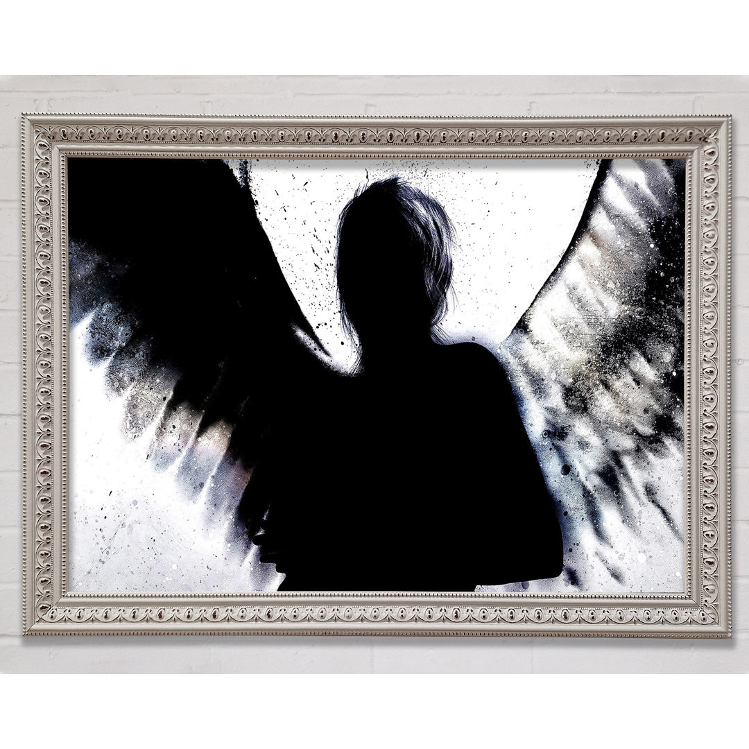 Gerahmtes Wandbild Angel Shadow