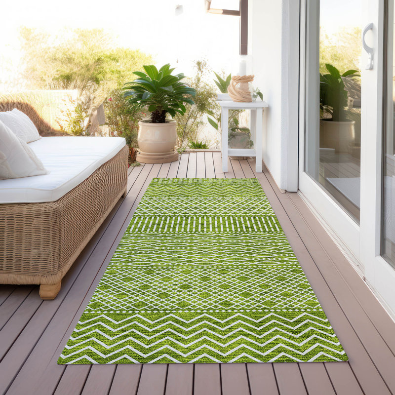 Tisdell Area Rug with Non-Slip Backing, Runner 2'3" x 7'6"