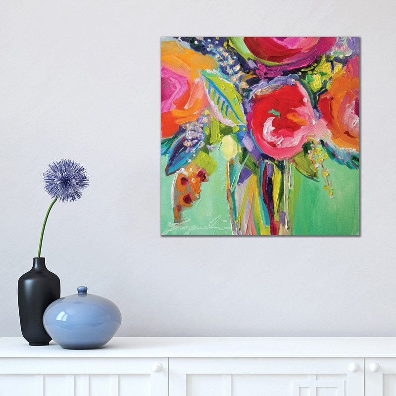 Ode To Summer I by Jacqueline Brewer - Wrapped Canvas Print, 45.72 cm H x 45.72 cm W x 1.91 cm D, Wrapped Canvas