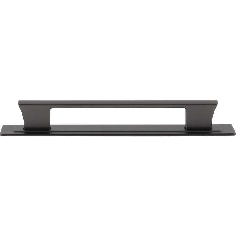 Zander 12" Center To Center Bar Pull, 6 5/16", Slate