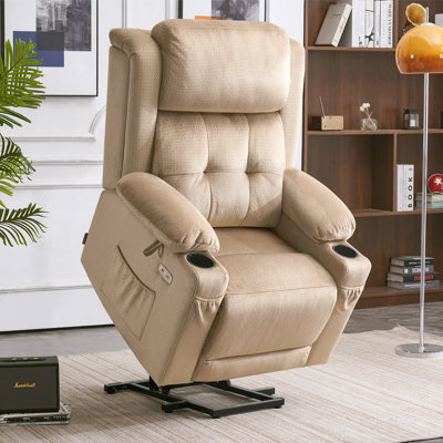Power - Remote Lift Assist Recliner with Massage