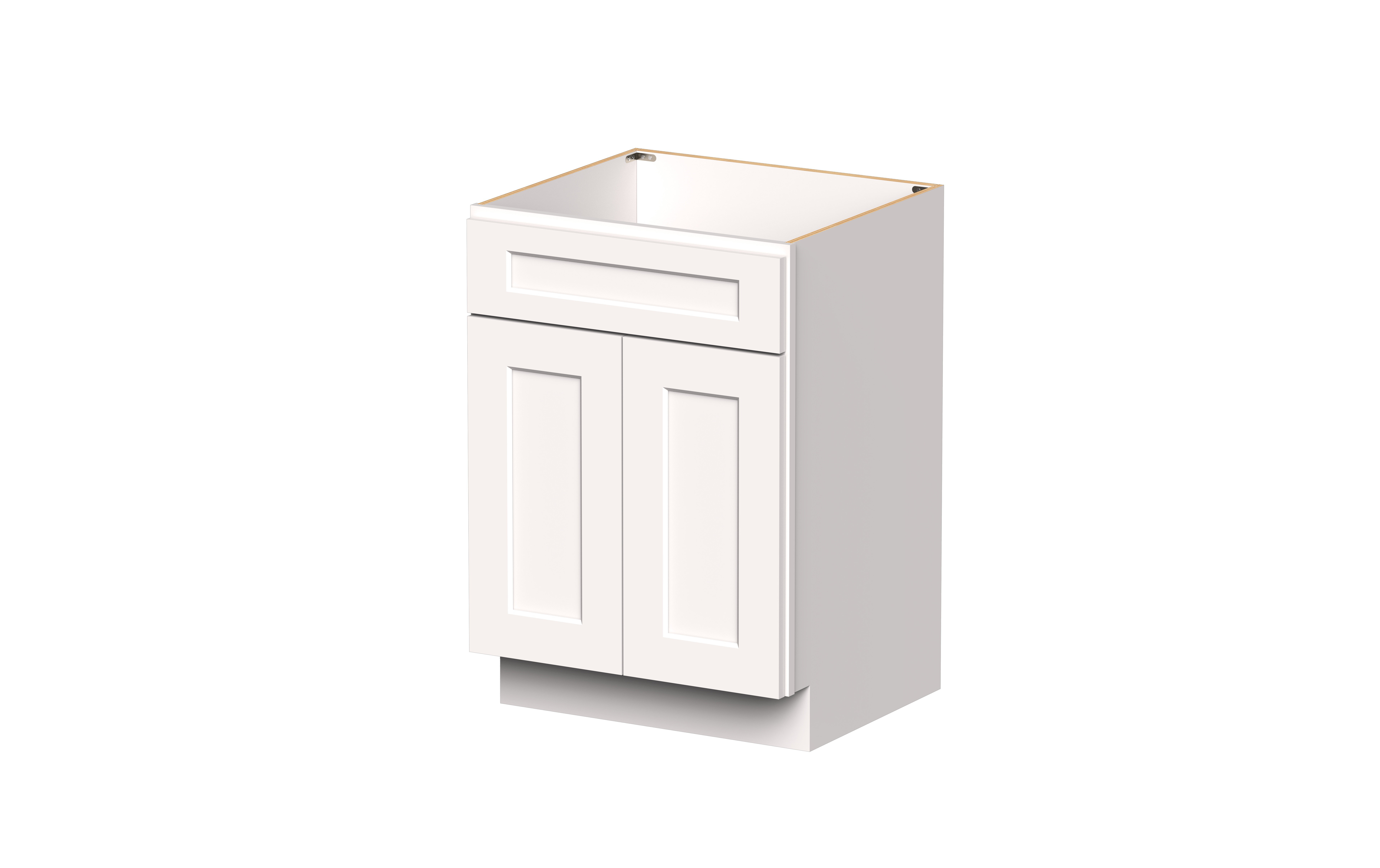 DL Cabinetry (Ready-To-Assemble) Shaker Style Vanity Sink Base Cabinet ...
