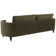 Steiner 91.3" Velvet Recessed Arm Sofa with Reversible Cushions