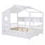 Lit double avec lit gigogne et tablette de rangement-882663053