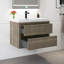 Meuble-lavabo mural 30 po avec lavabo-372117243