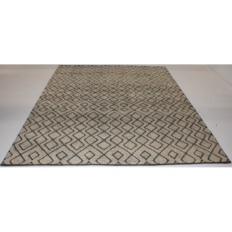 Hand Knotted Chevron Area Rug