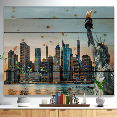 « new york city horizon panorama », photographie