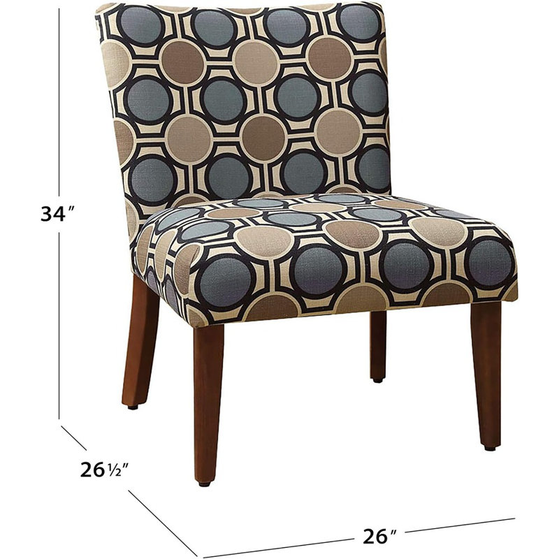 Fauteuil de chambre en polyester Isiah