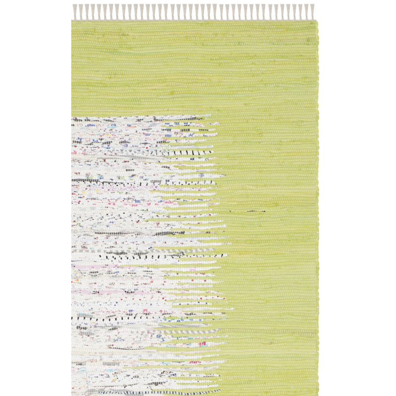 Paynter Hand Woven Cotton Solid Color Rug, Rectangle 8' x 10'