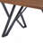 Charming Industrial-Style Dining Table With Sturdy Metal Legs And Distressed Wood Top
