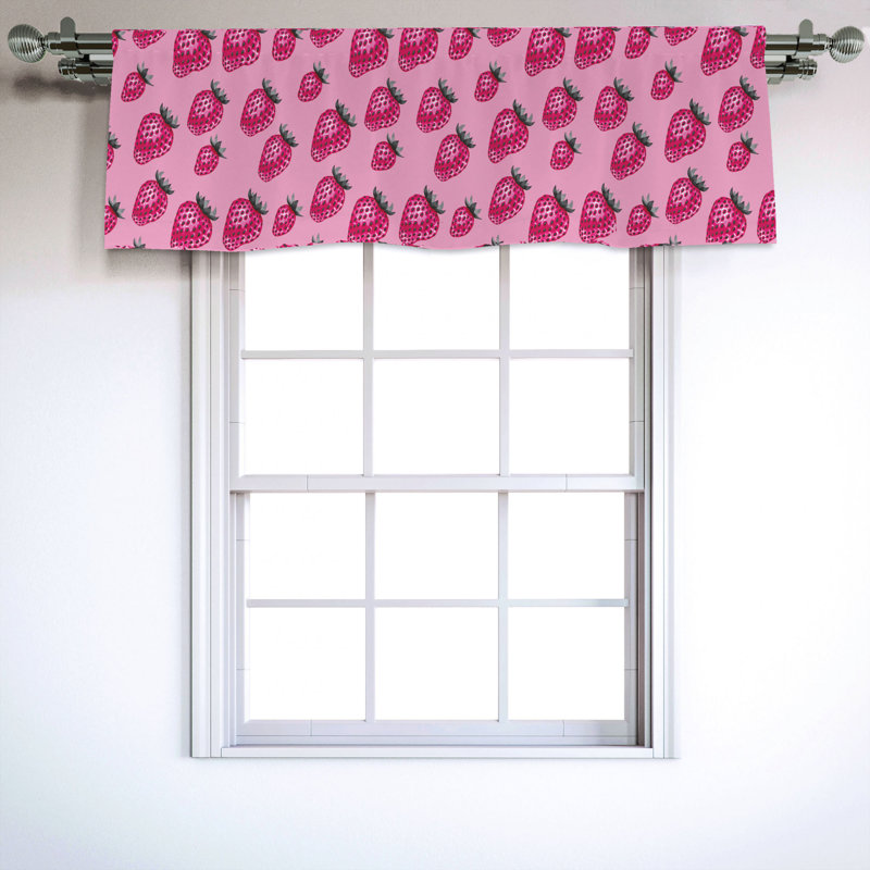 Sateen Ruffled Window Valance